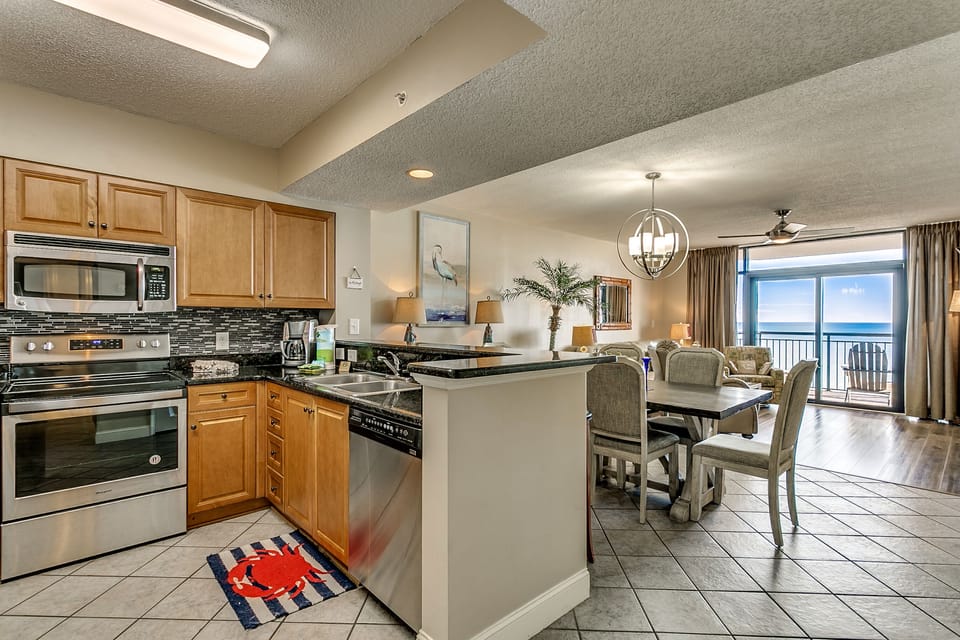 Kitchen and dining space