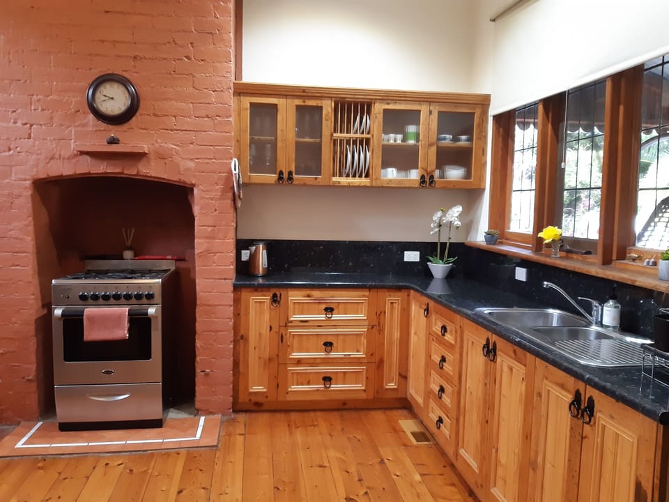 Well equipped kitchen with access to   pantry items