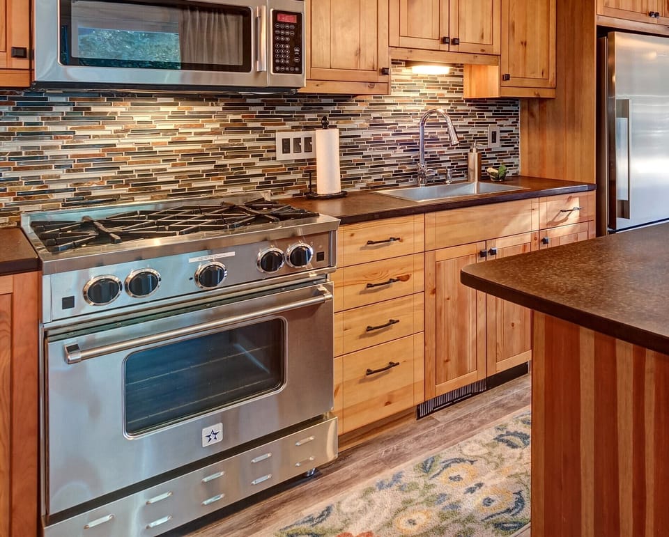 Top-notch 5 Star gas range to make amazing meals after all that playing outside