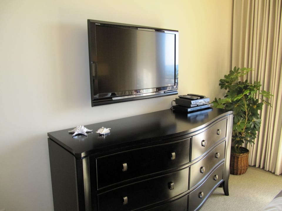 TV in the master bedroom