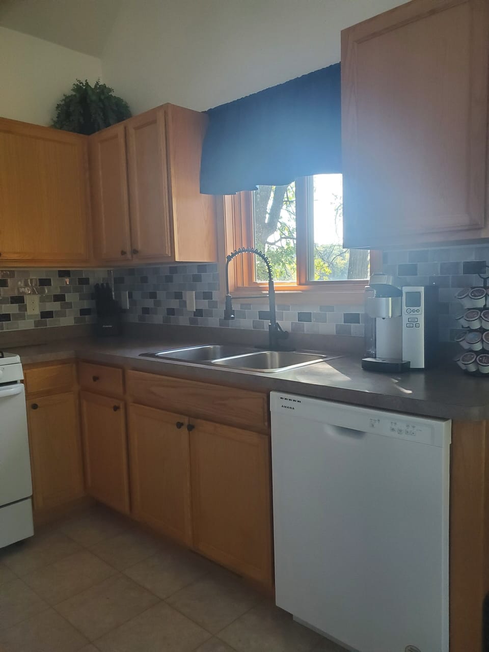 Keurig coffee maker and coffee supplied, feel free to bring your own 