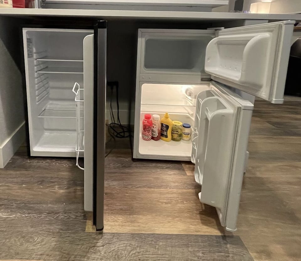 Two fridges for all of your groceries!