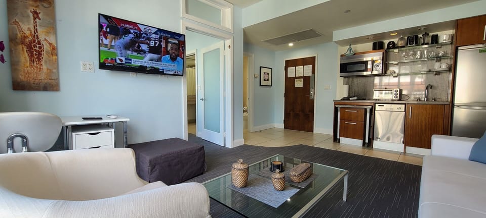 Living room and Kitchen
