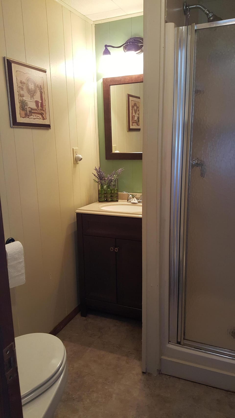 Guest cabin bathroom