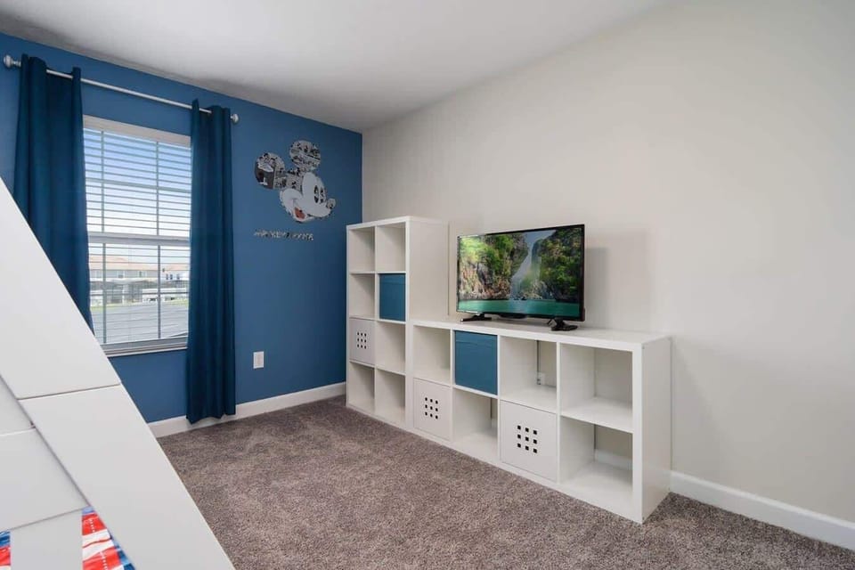 Bedroom with Disney and Mickey Decor