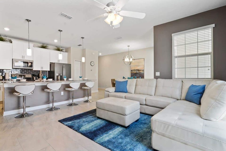 Living Room with UHD TV