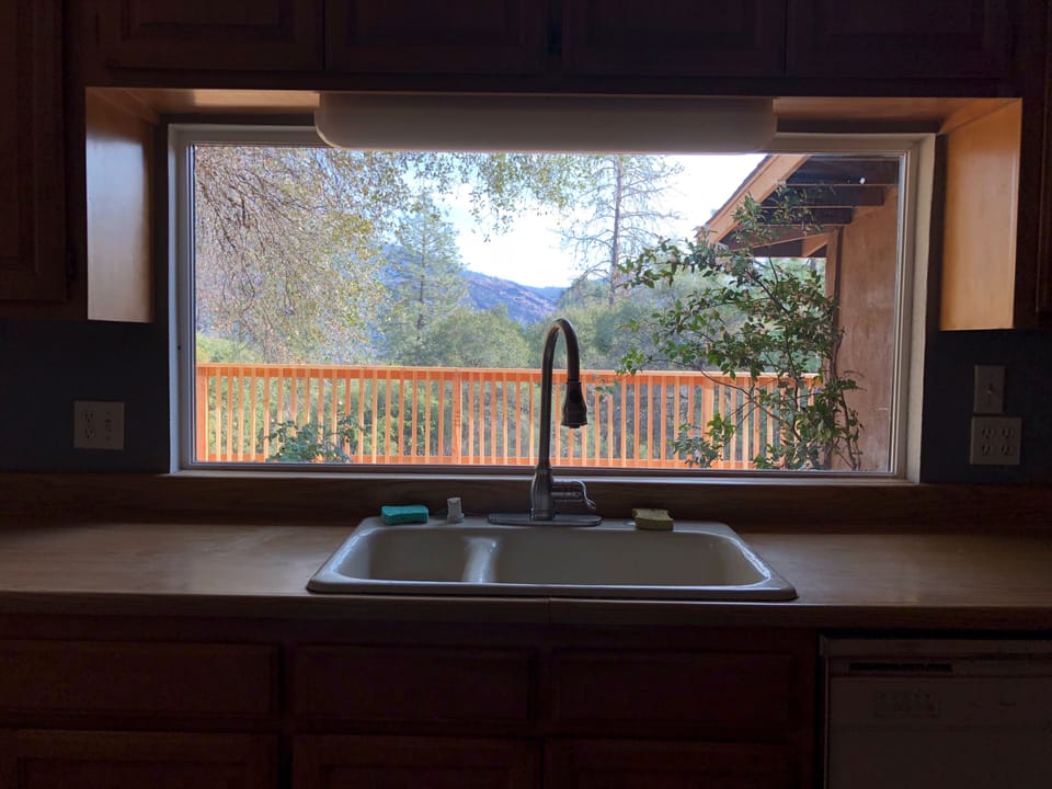 Kitchen Window View 