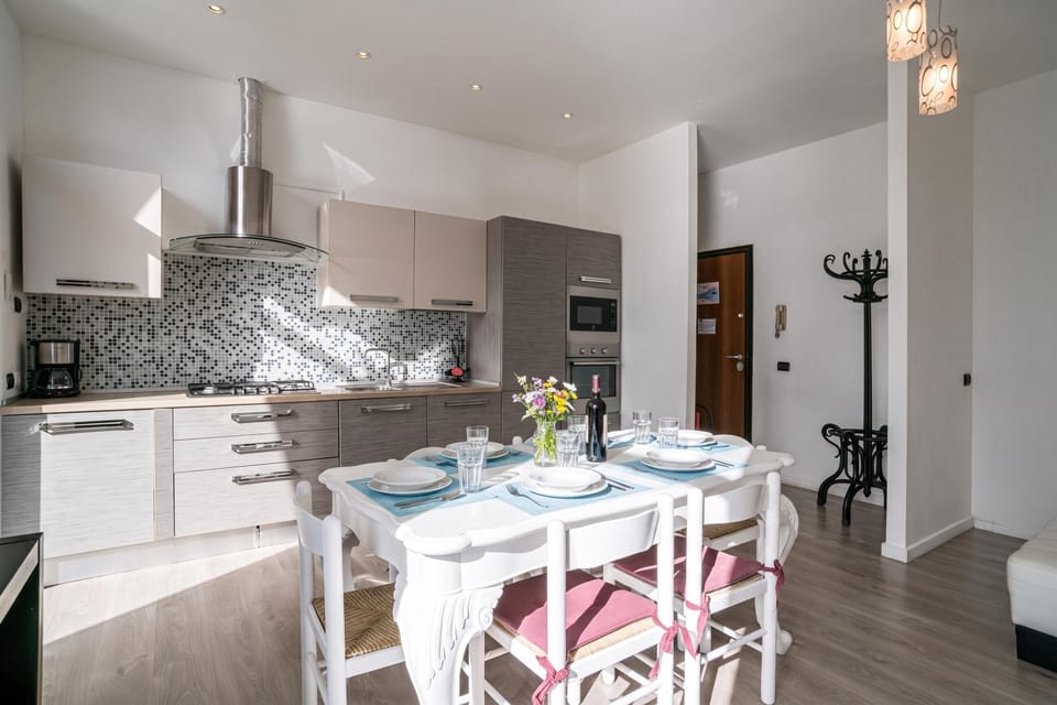 Kitchen and dining area