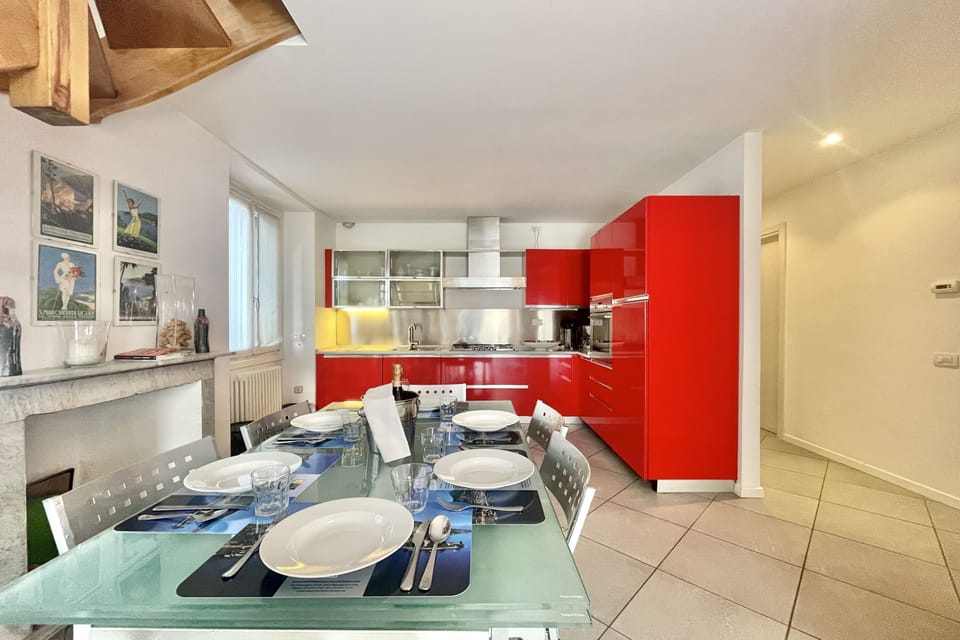 Kitchen and dining area