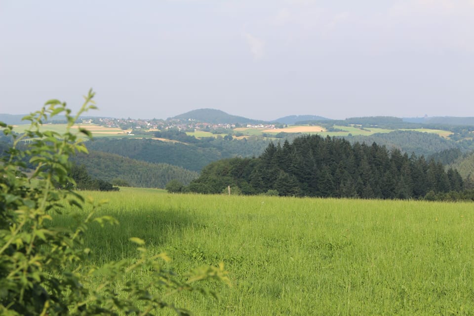 View from the Garden, over Nideggen, as far as Köln (Cologne) on clear days