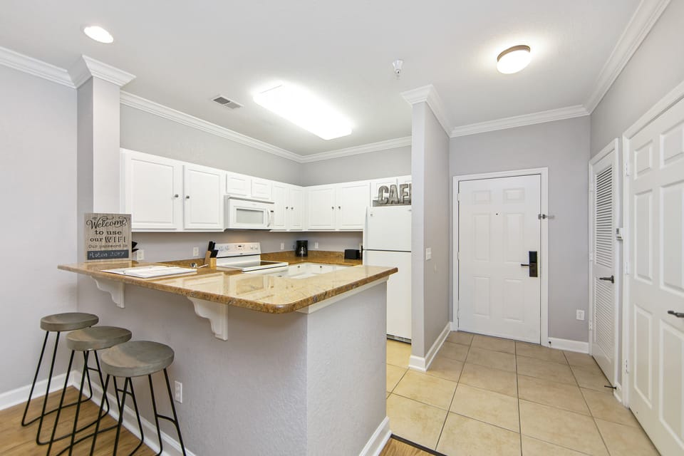 Kitchen From Lounge Area