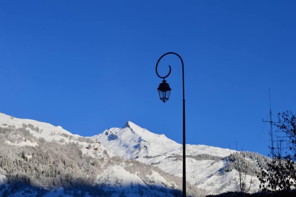 South-facing slopes above Bourg Saint Maurice (view from the house)