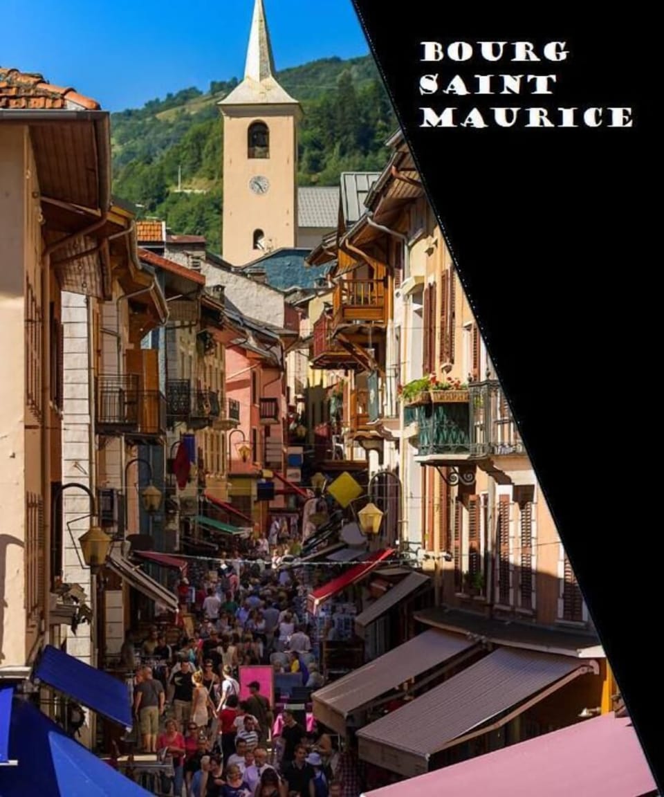 Pedestrian street in Bourg-Saint-Maurice