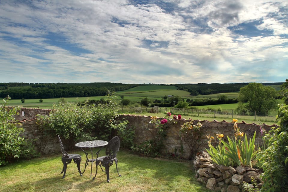 View from the courtyard garden