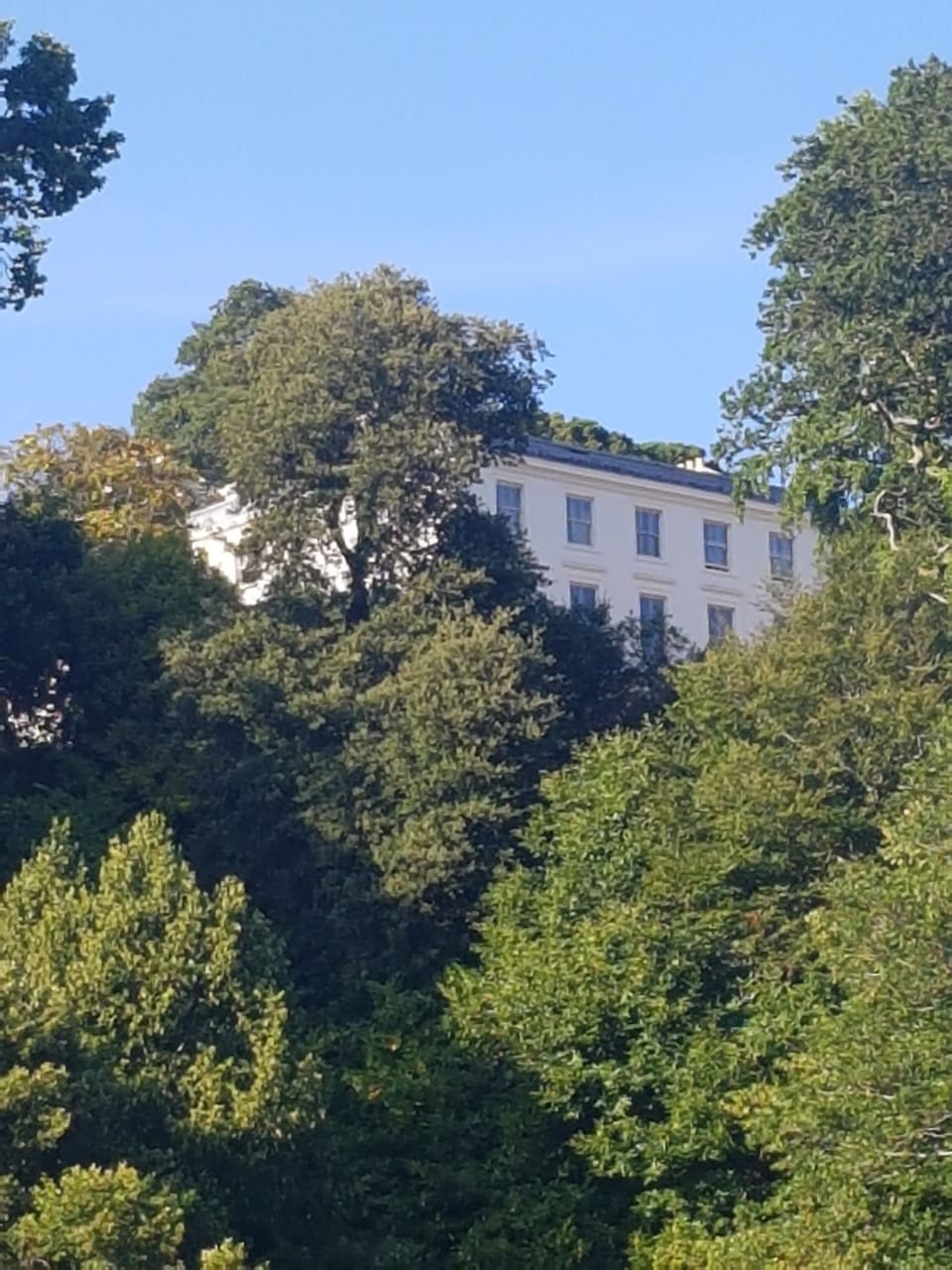 Agatha Christie's House as seen from the river