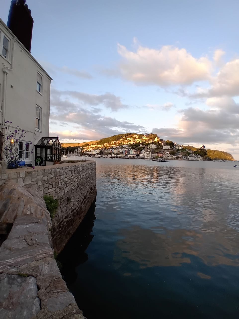 View over to Kingswear from Bayards Cove