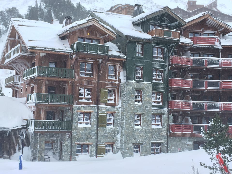 The view from the balcony window