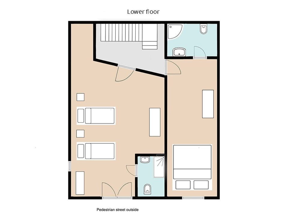 Plan of lower floor