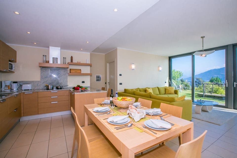 Kitchen and dining area