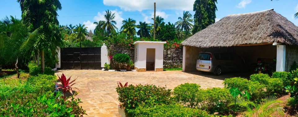 Entrance and parking....