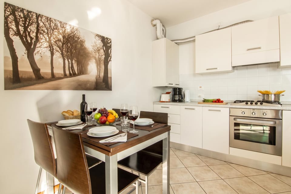 Kitchen and dining area