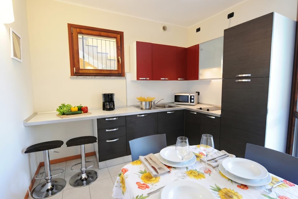 Kitchen and dining area