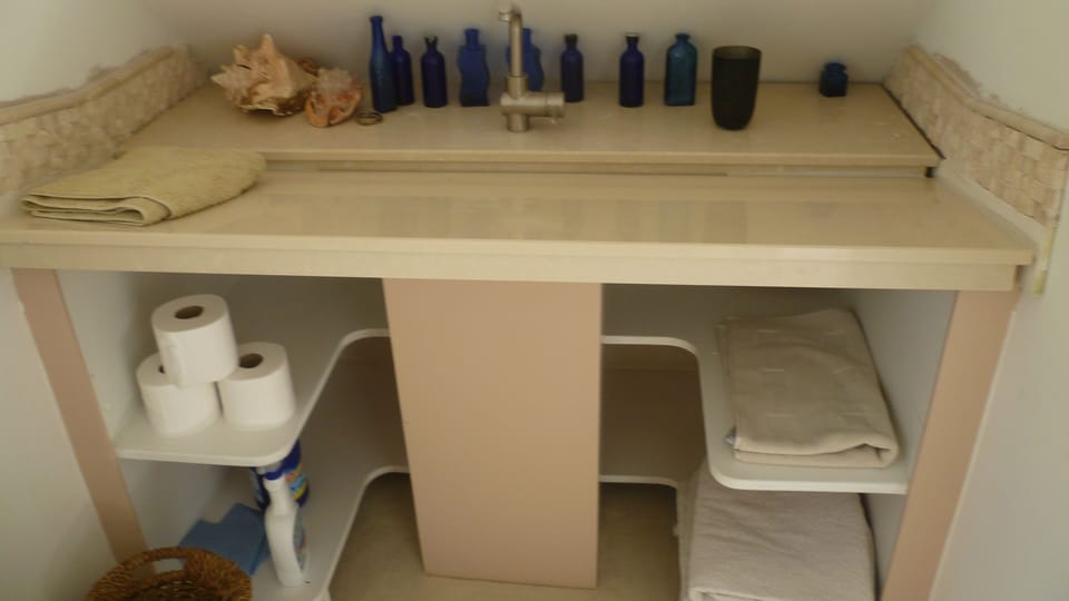 Quirky sink in master suite ensuite