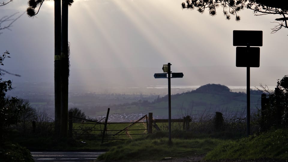 View of the Severn River from road entrance to the house.