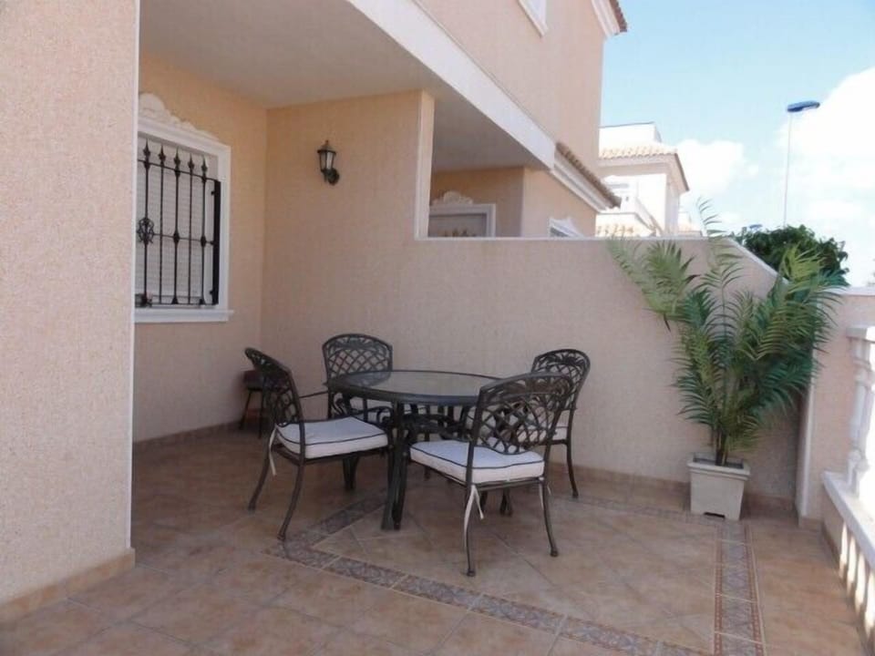 Outdoor dining area