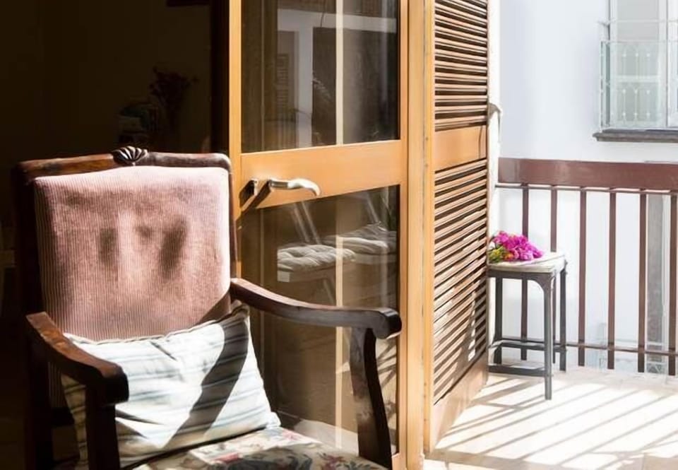 balcony with shadows