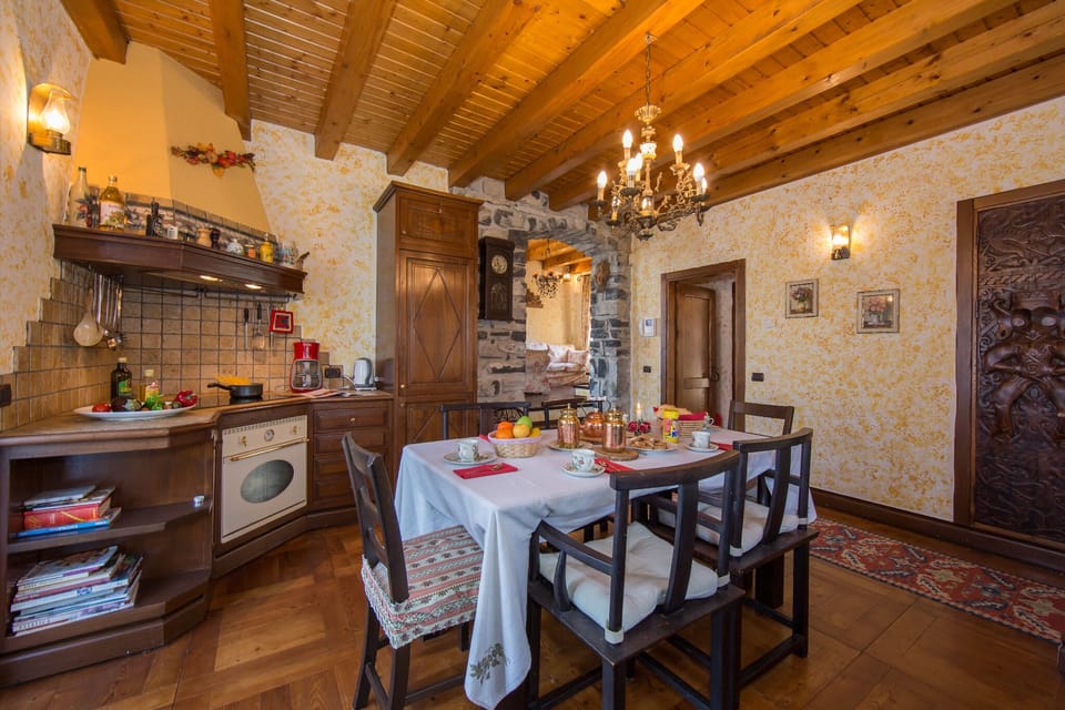 Kitchen and dining area