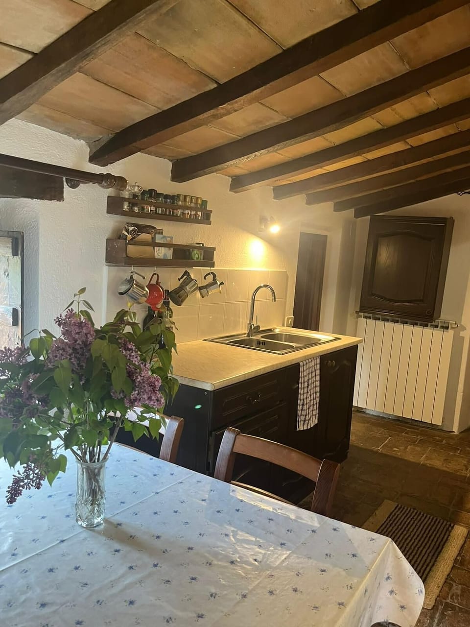 Kitchen and living room