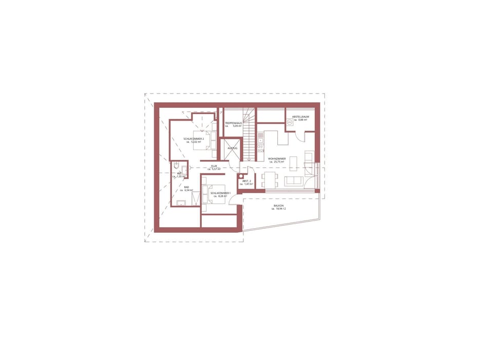 Layout penthouse