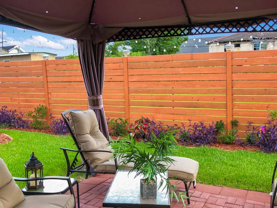 Sitting Area Under Gazebo 