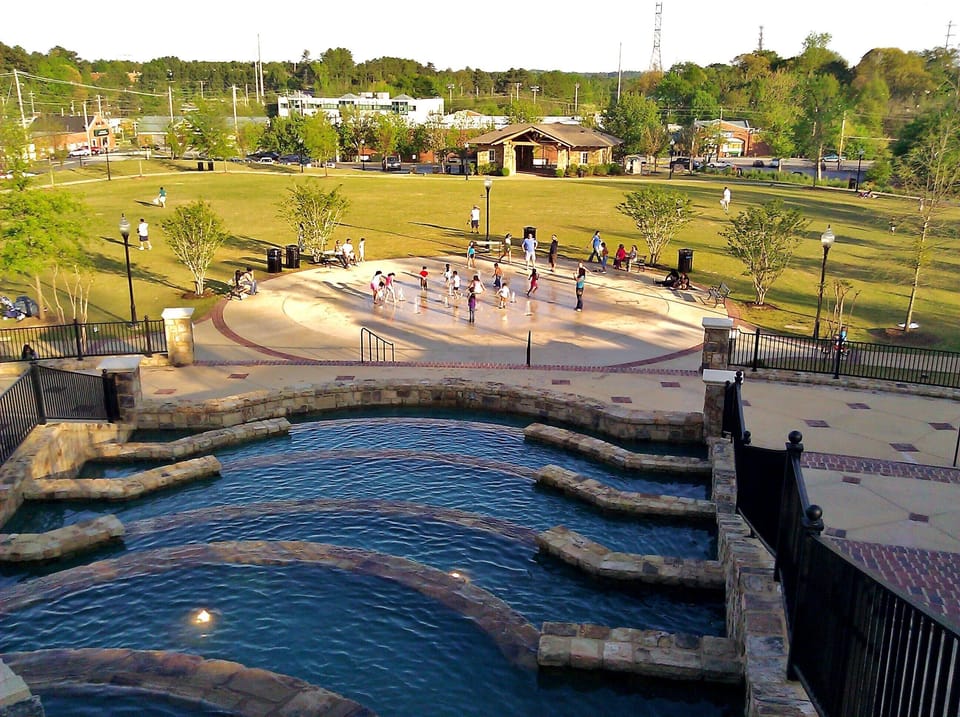 Walking distance to multiple public parks and green space. 