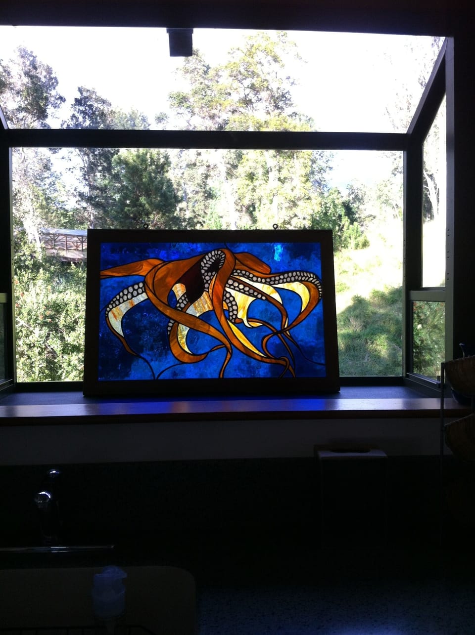 window above kitchen sink