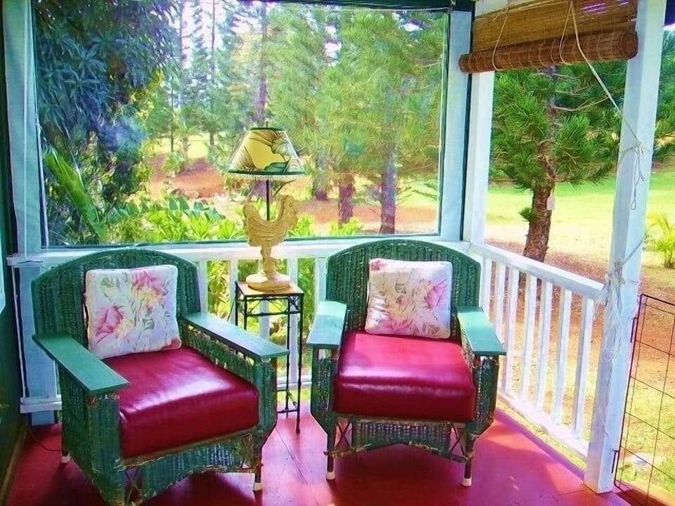 Fat squishy chairs to sit & stare from.