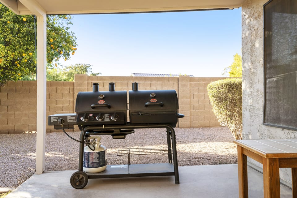 New propane and charcol BBQ!!!