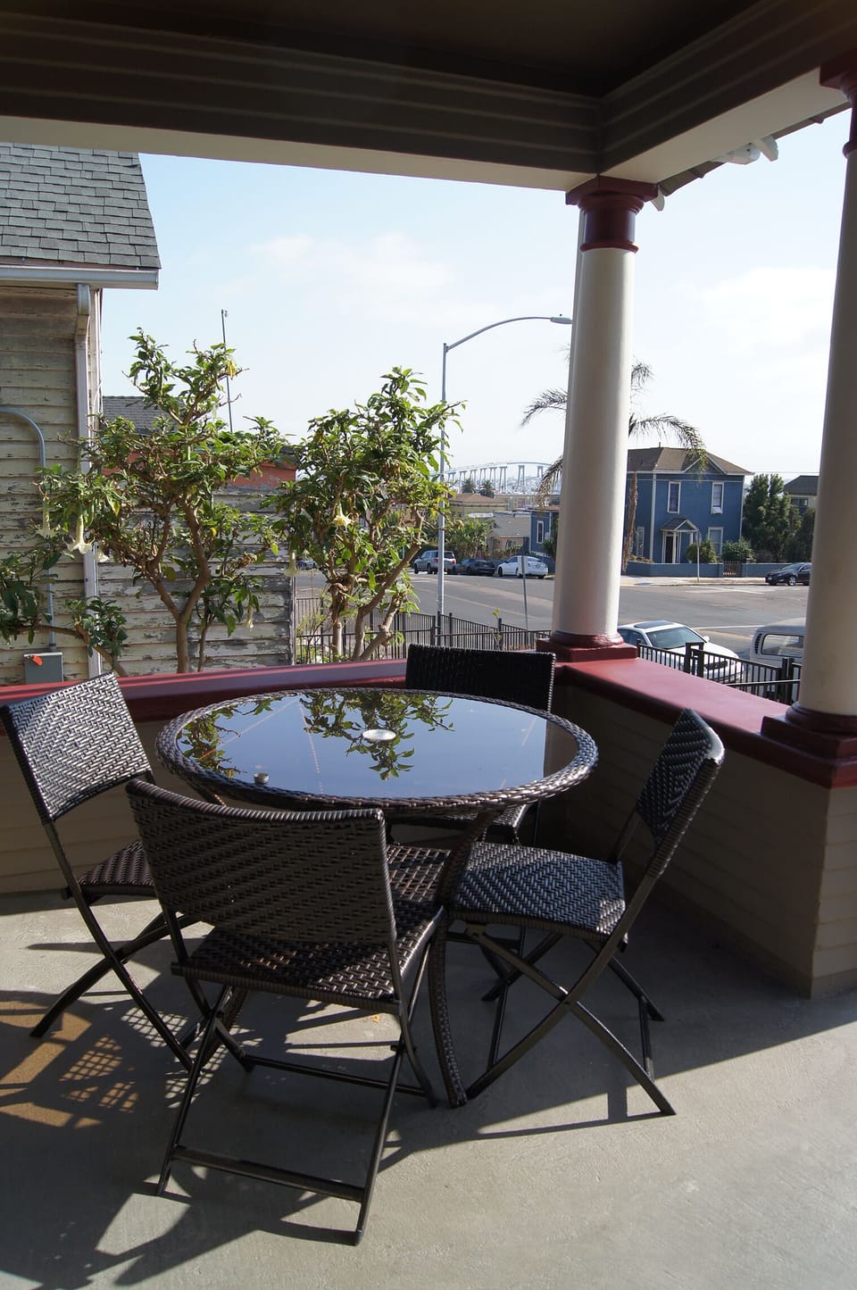 Relax and enjoy a Coffee on the Front Porch with Views.
