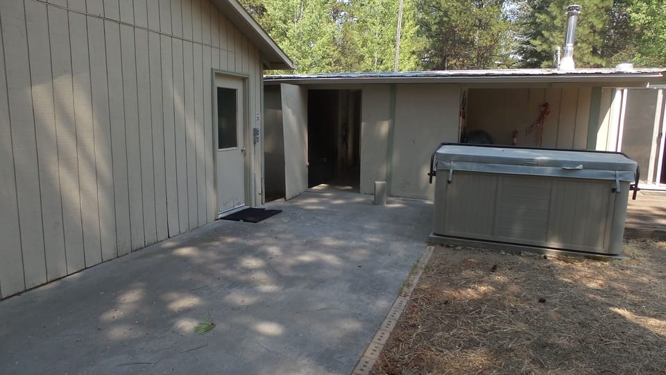 Rear of garage/ carport