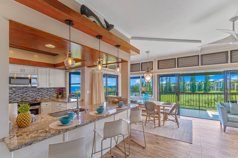Spacious with incredible views.