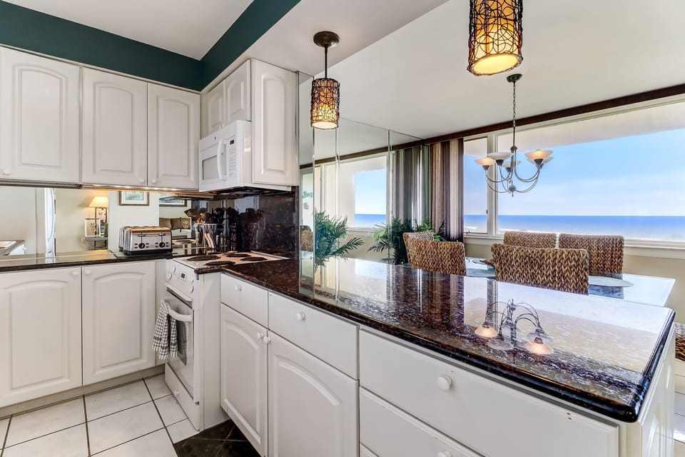 Kitchen with a spectacular view!