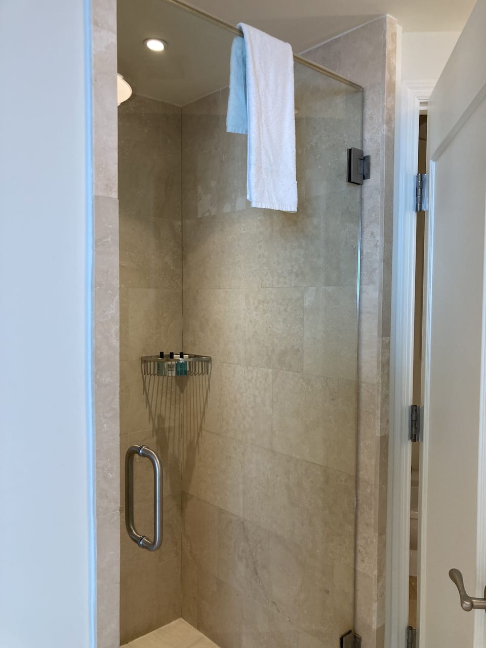 powder room in the living room