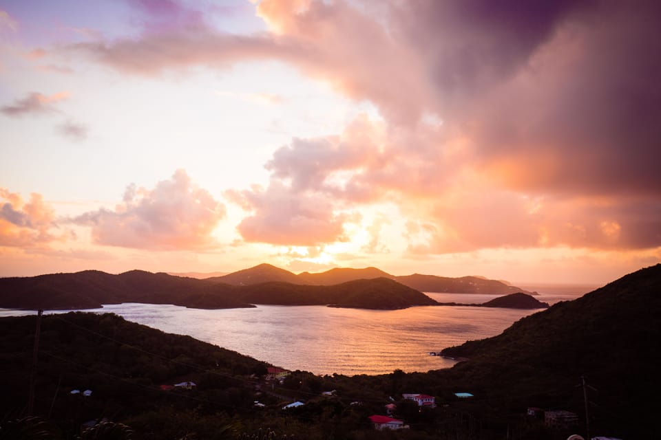 Amazing sunrise off the deck views, views!