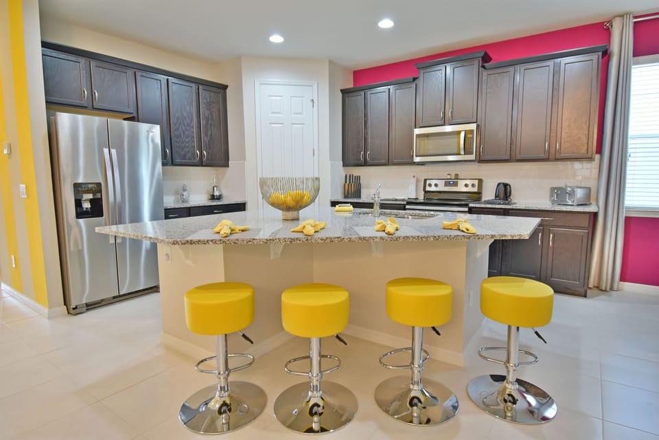 Breakfast bar seating for 4