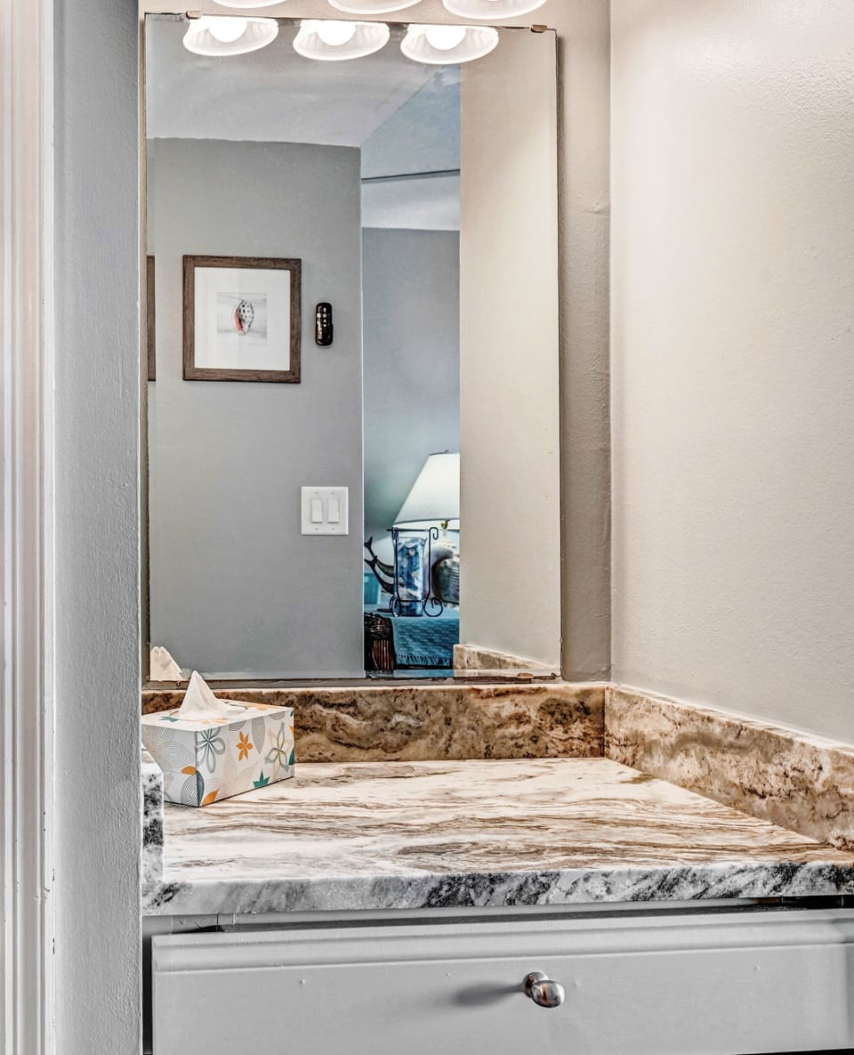 Great area to put your makeup on
