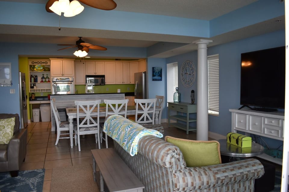 Large Kitchen and Dining Area 