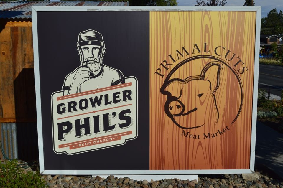 One block from Growler Phil's, and we also leave a reusable growler at the house
