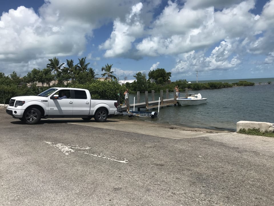 Boat ramp - 1 1/2 miles.