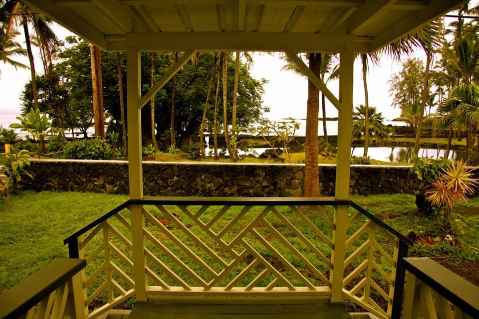 Ocean and pond view from the front porch, great swimming and snorkeling!